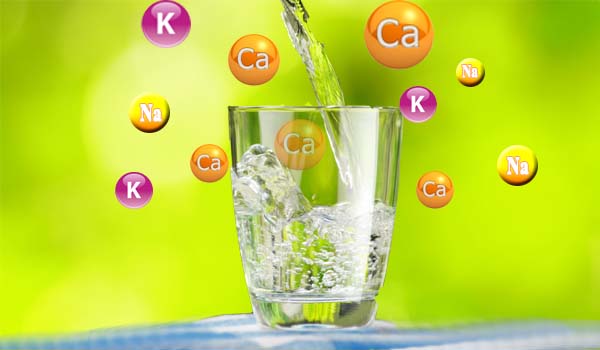 Các khoáng chất có trong nước tốt cho sức khỏe như canxi, kali, magie,...