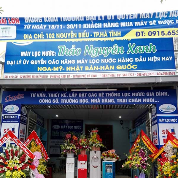 Mặt tiền đại lý Thảo Nguyên Xanh