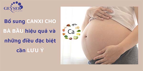 canxi cho bà bầu