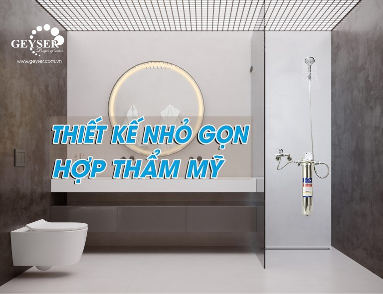 Thiết kế nhỏ gọn dễ dàng lắp đặt