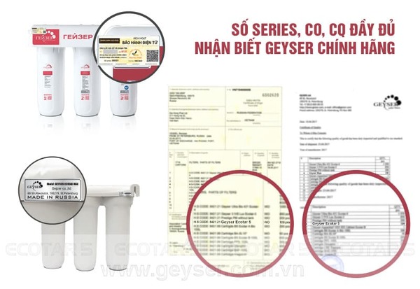 Ecotar 5 có giấy xác nhận nguồn gốc rõ ràng