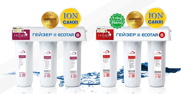 Máy lọc nước nano Geyser có xuất xứ từ Nga