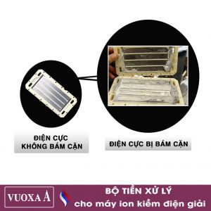 Điện cực bị bám cặn