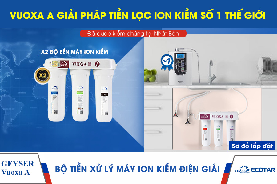 Vuoxa A giải pháp tiền lọc ion kiềm số 1 thế giới