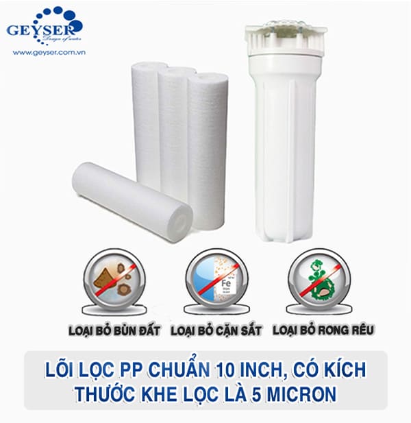 Lõi lọc pp chuẩn 10 inch