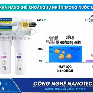 Bảng so sánh giữa 2 dòng máy lọc nước Geyser Vuoxa 5 và máy nước RO