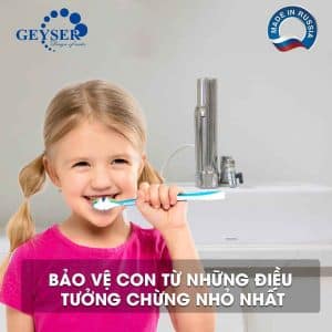 Geyser Aqua loại bỏ tác nhân gây hại
