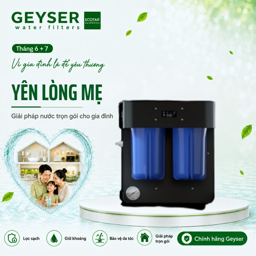 Máy lọc nước chuẩn khoáng Geyser Meastro 2000 chính hãng cho nhà hàng, quán cà phê