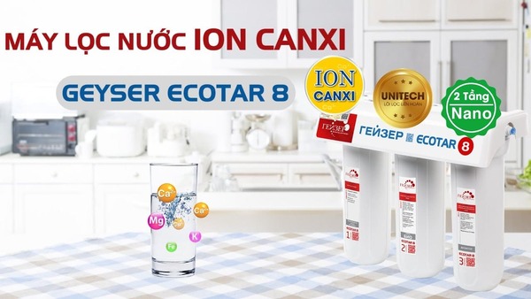 Nước từ máy lọc nano Geyser tốt cho sức khỏe