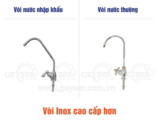 Vòi nước Inox siêu bền, không gỉ