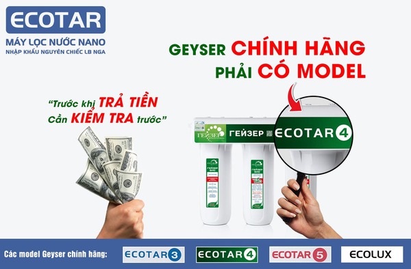 Kiểm tra thông tin máy lọc nước kỹ càng trước khi mua