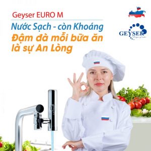Sử dụng nước từ Geyser EURO M chế biến mọi bữa ăn