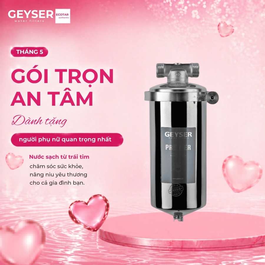Máy lọc nước tắm Geyser Typhoon 10BB NEW