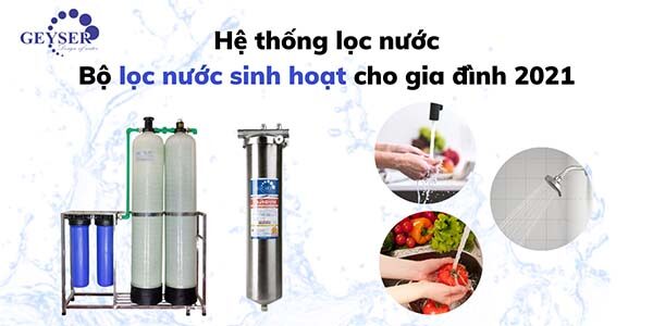 hệ thống lọc nước sinh hoạt