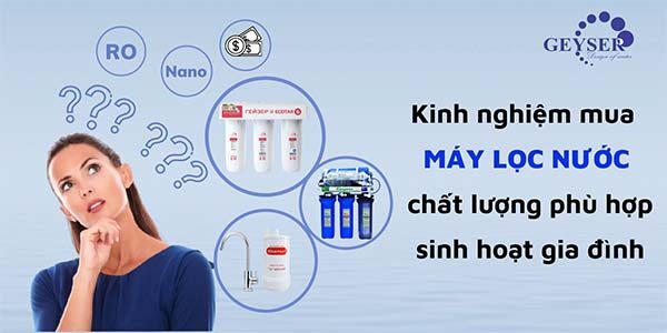 Kinh nghiệm mua máy lọc nước
