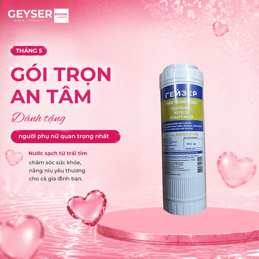 Lõi lọc nước Geyser Ecotar 3 nano Ecotar B – Nhập khẩu LB Nga