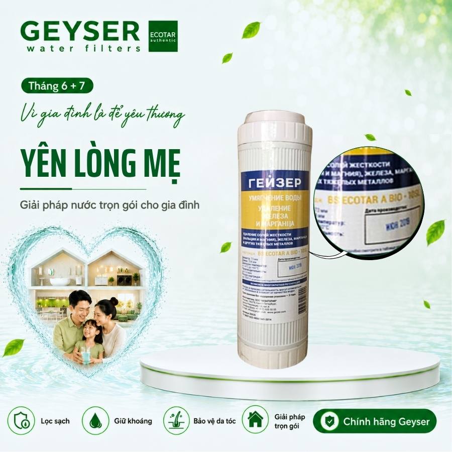 Lõi lọc nước Geyser Ecotar 4 nano Ecotar A Bio New