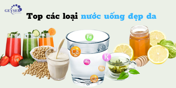 nước uống đẹp da