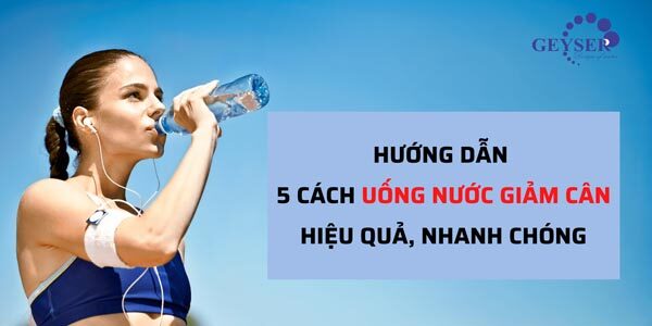 cách uống nước giảm cân