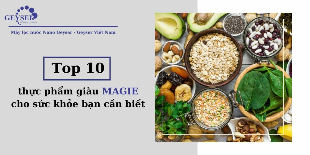 thực phẩm giàu magie