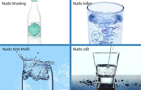 cách phân biệt các loại nước uống thông thường