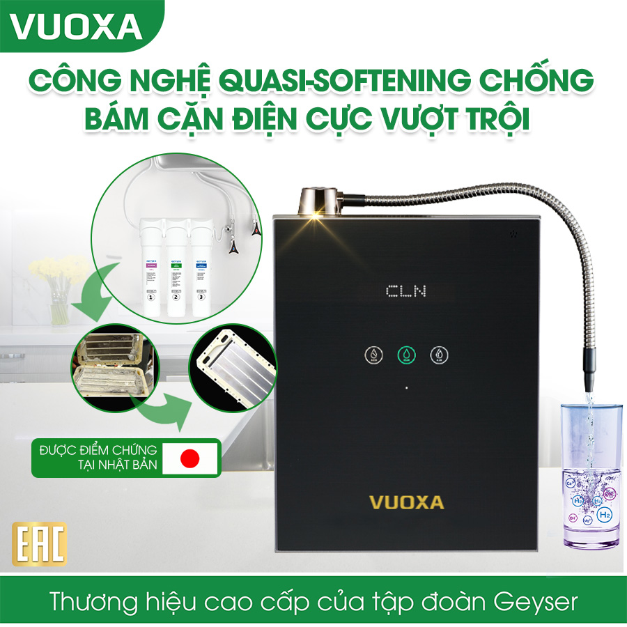 Khả năng chống bắm cặn bảo vệ điện cực số 1 của Geyser