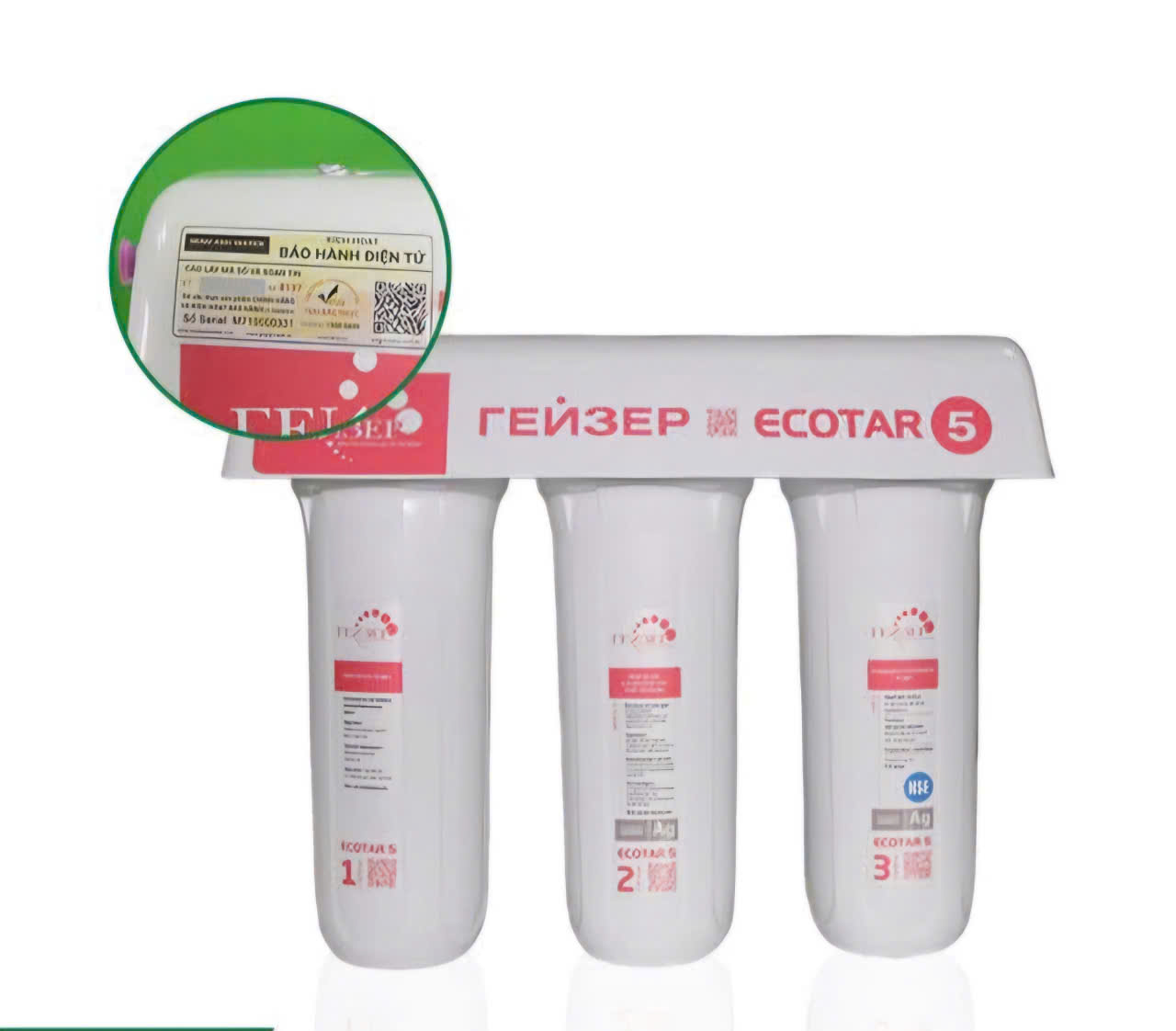 Máy lọc nước Nano Geyser Ecotar 5 – Máy lọc nước Nano của Nga