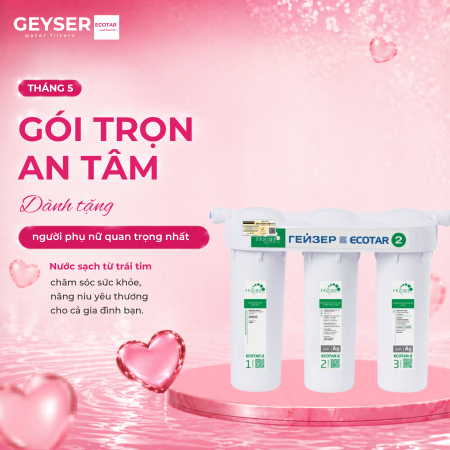 Máy lọc nước Nano Geyser Ecotar 2 – Máy lọc nước nano của Nga