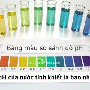 nước tinh khiết có độ ph là bao nhiêu