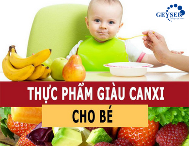 Thực phẩm giàu canxi cho bé