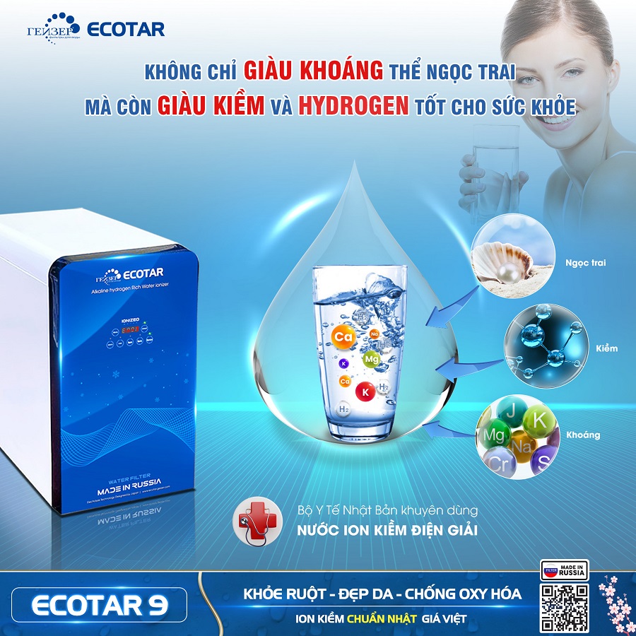 Tác dụng chống oxy hóa nhờ Hydrogen trong nước ion kiềm là vô cùng tuyệt vời