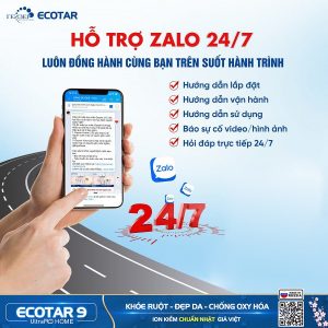 Nhắc lịch thay lõi, hỗ trợ khách hàng 247 qua ZALO OA doanh nghiệp