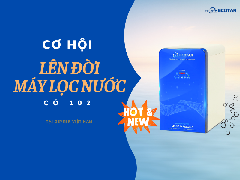 Cơ hội lên đời máy lọc nước - sử dụng máy lọc nước ion kiềm nhưng giá tương đương máy thường