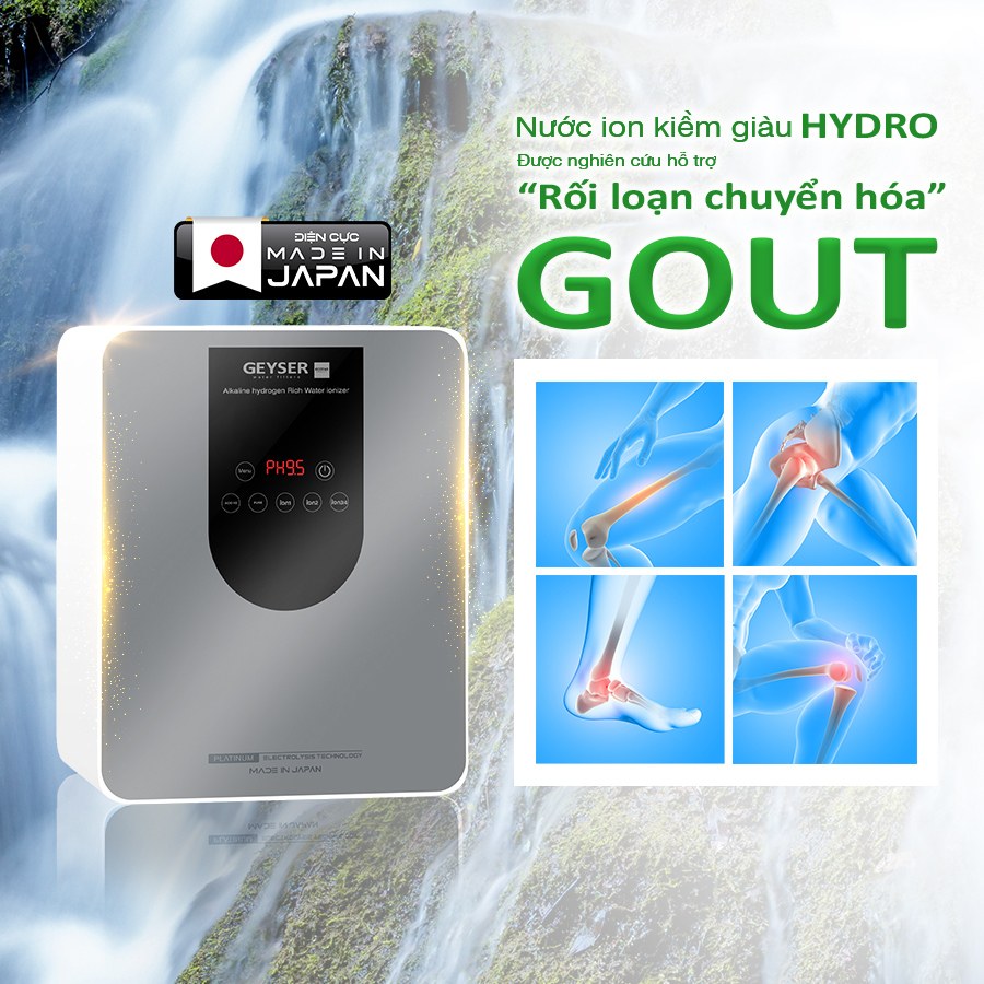 Nước ion kiềm chống oxy hóa