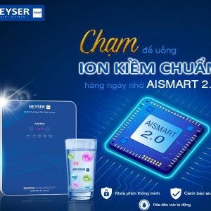 Công nghệ điều khiển Thông Minh, cảnh báo an toàn AISmart 2.0 của Geyser Ecotar 9 Slim T