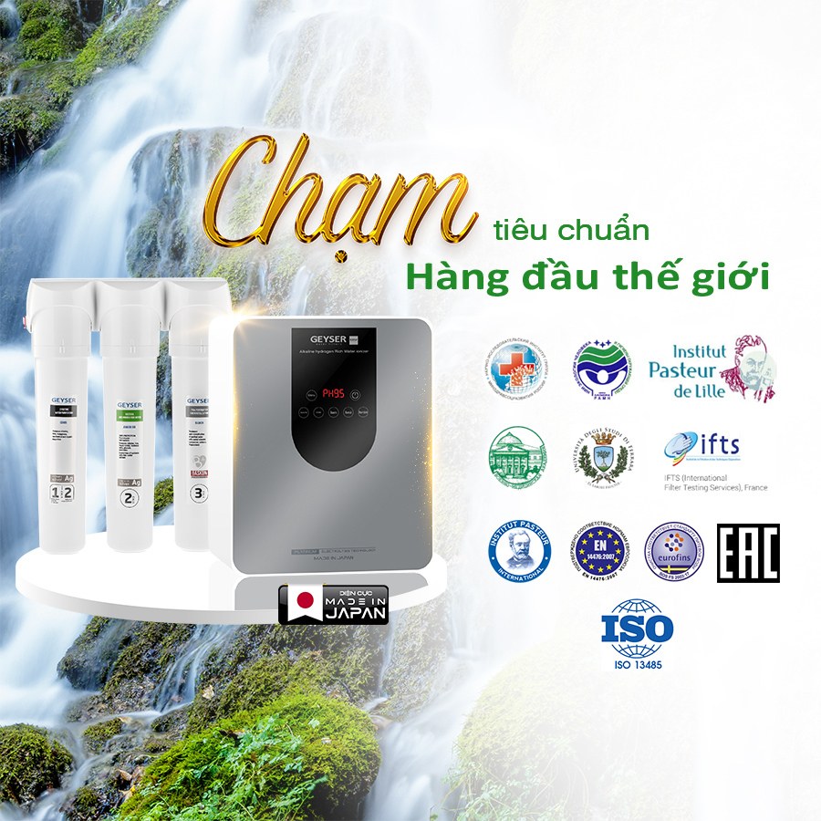 Geyser Ecotar 9 Pro vượt qua các tiêu chuẩn đánh giá chất lượng hàng đầu thế giới