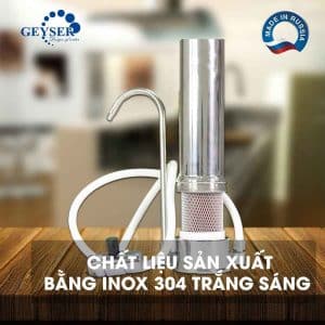 Geyser Aqua với chất liệu sản xuất tiên tiến