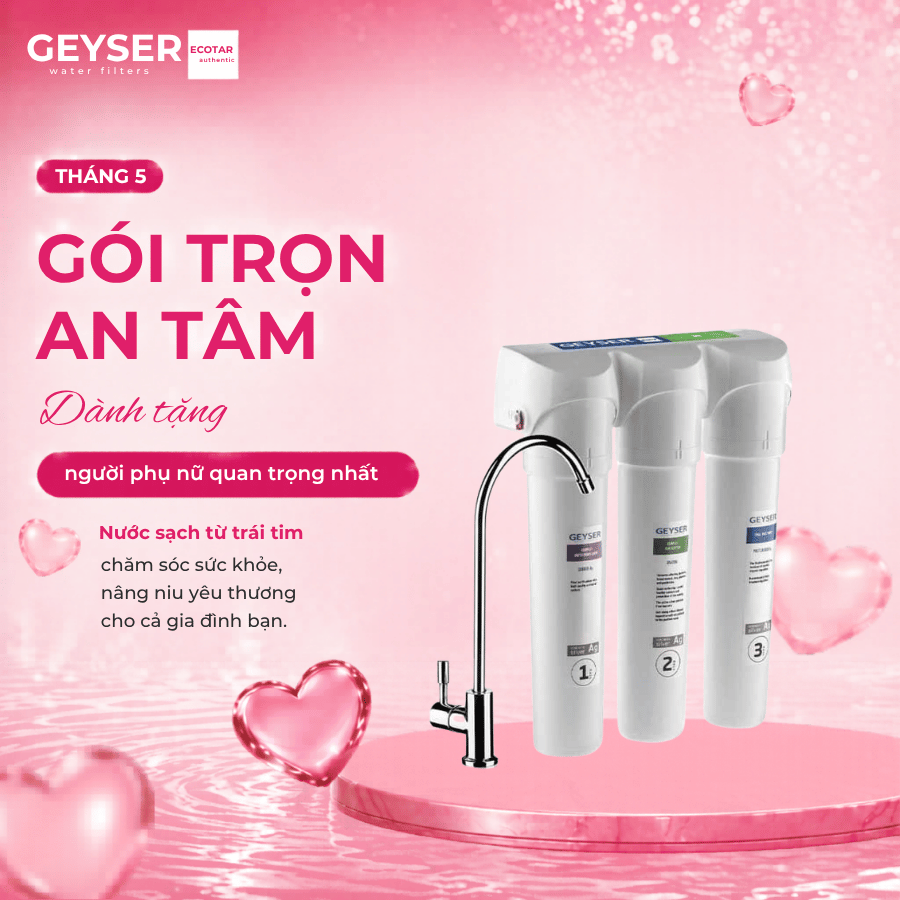 Máy lọc nước chuẩn khoáng Geyser Ecotar 3 Smart – nhập khẩu nguyên chiếc châu Âu