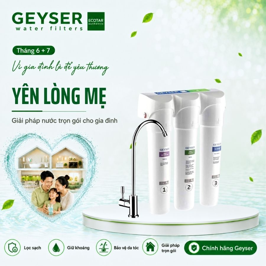 Máy lọc nước chuẩn khoáng Geyser Ecotar 3 Smart – nhập khẩu nguyên chiếc châu Âu