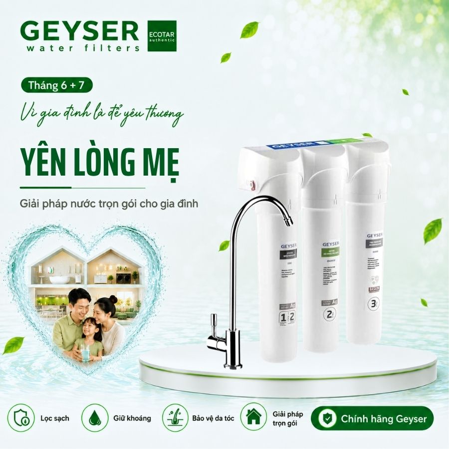 Máy lọc nước chuẩn khoáng Geyser Ecotar 4 Smart – nhập khẩu nguyên chiếc châu Âu