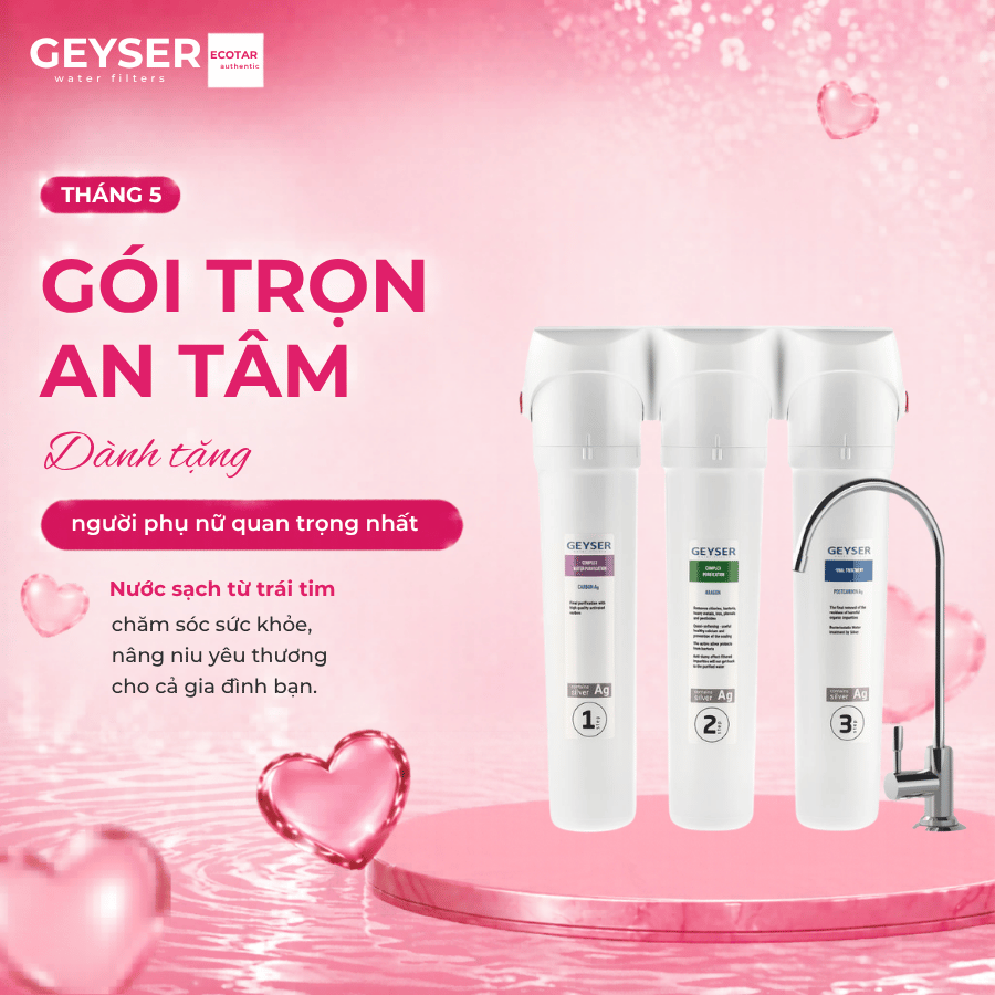 Máy lọc nước chuẩn khoáng Geyser Ecotar 9 Smart