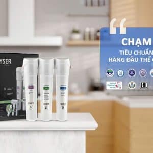 Ecotar 3 Smart cho ra nước sạch giàu khoáng chất đạt tiêu chuẩn an toàn cho ăn uống và làm đẹp