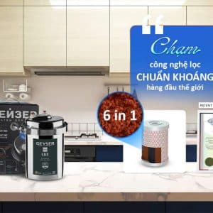 Ecotar Lux được tích hợp công nghệ lọc chuẩn khoáng tiên tiến