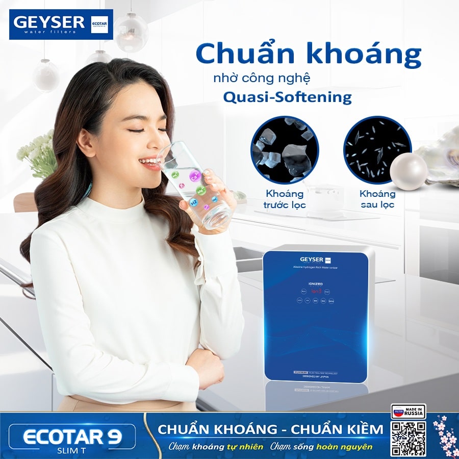 Công nghệ Quasi-Softening của máy lọc nước Slim T