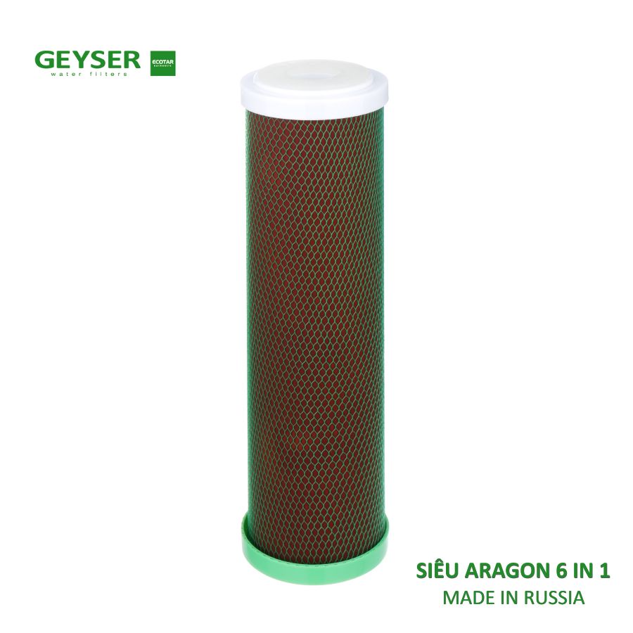 Lọc lọc siêu Aragon 6 in 1 thế hệ mới nhất của Geyser Ecotar Made in Russia