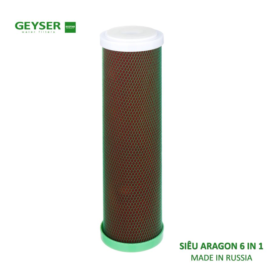 Lọc lọc siêu Aragon 6 in 1 thế hệ mới nhất của Geyser Ecotar Made in Russia