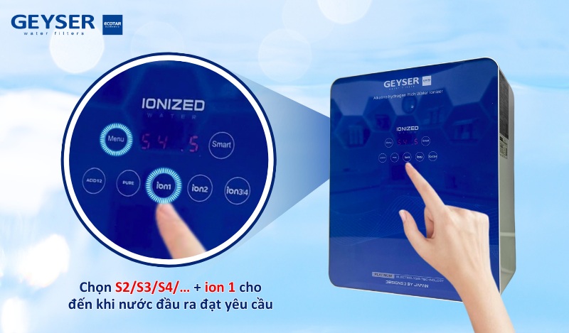 Chọn các chế độ điện phân