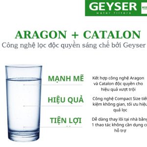 Công nghệ lọc mạnh mẽ, thiết kế tối ưu của bộ lọc Geyser Ecotar 9 Smart