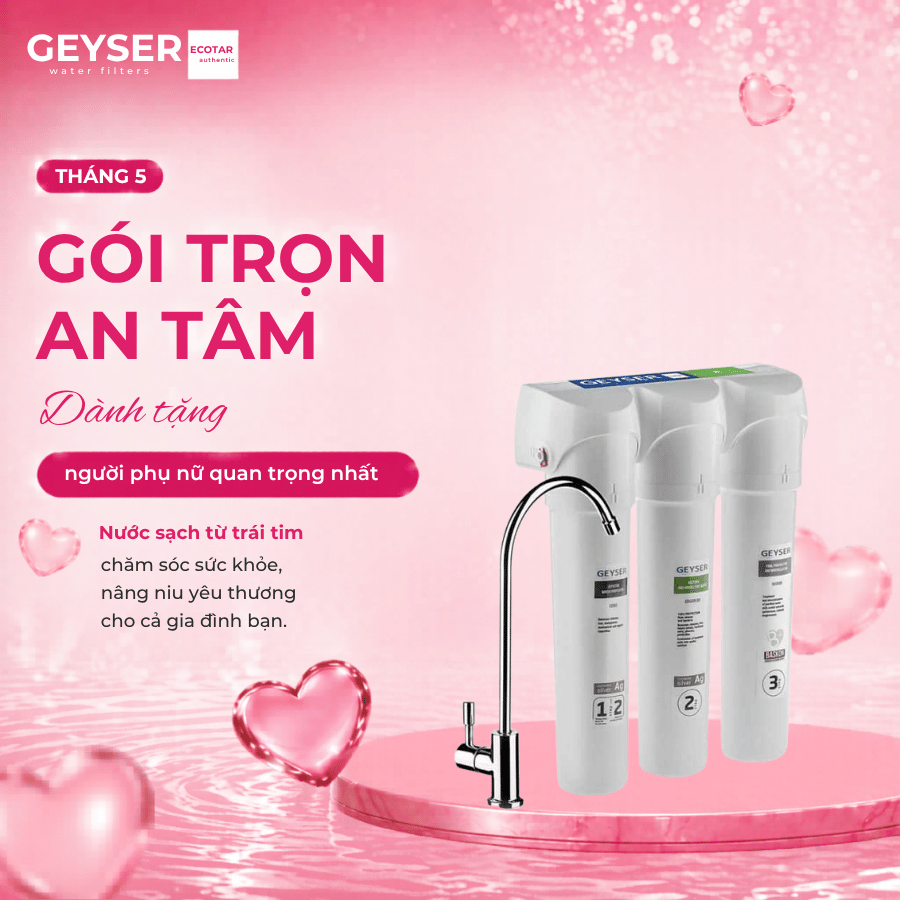 Máy lọc nước chuẩn khoáng Geyser Ecotar 4 Smart – nhập khẩu nguyên chiếc châu Âu