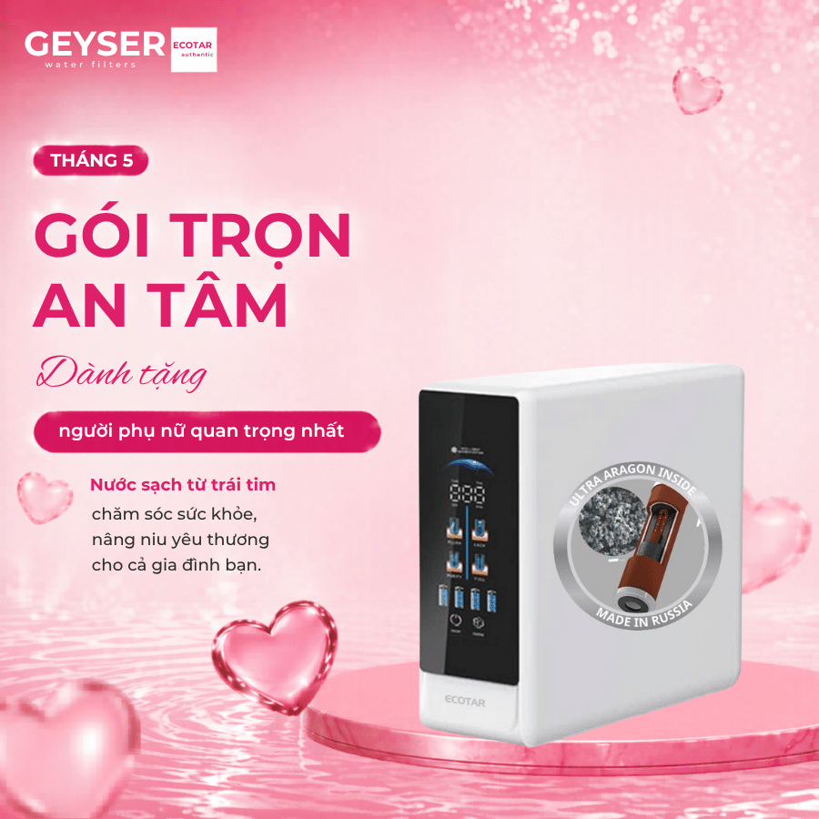 Máy lọc nước chuẩn khoáng Ecotar 9 LUX ROMIX